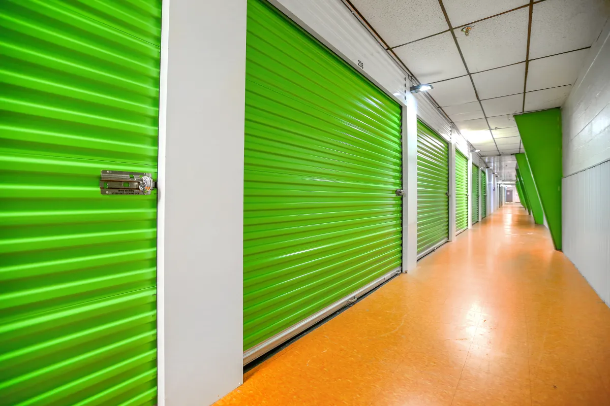 Photo of Storage Interior Green Doors