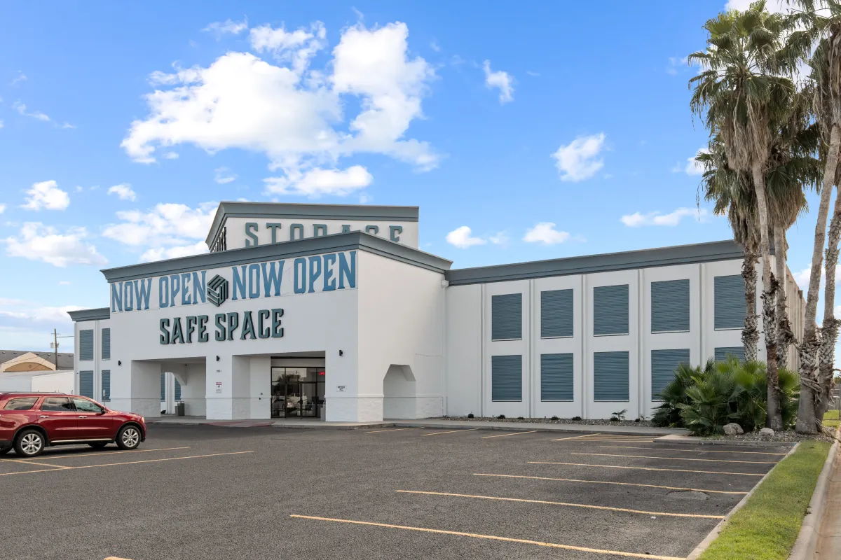 Photo of Front of Safe Space Storage with Parking Lot