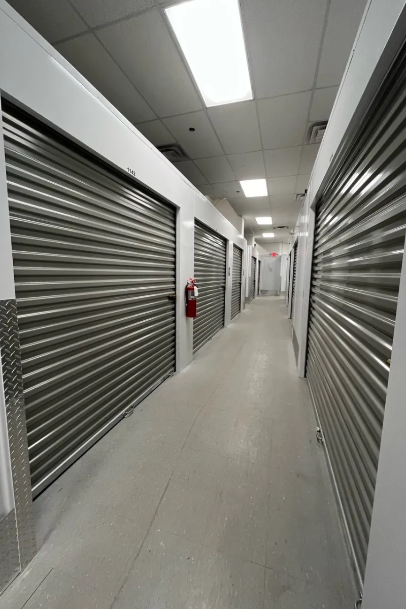 Photo of Well Lit Interior Unit Doors of Safe Space Storage